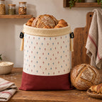 Sac à Pain en Coton Bio et Cire d'Abeille – Conservation Réutilisable
