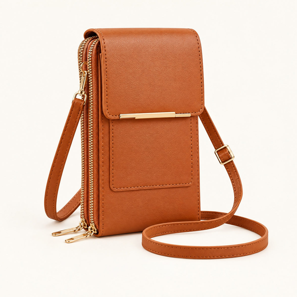 Sac Bandoulière Femme avec Fenêtre Tactile Smartphone et Protection RFID