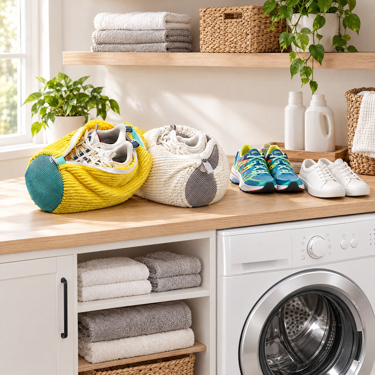 Sac de Lavage pour Baskets en Machine – Protège Chaussures et Tambour
