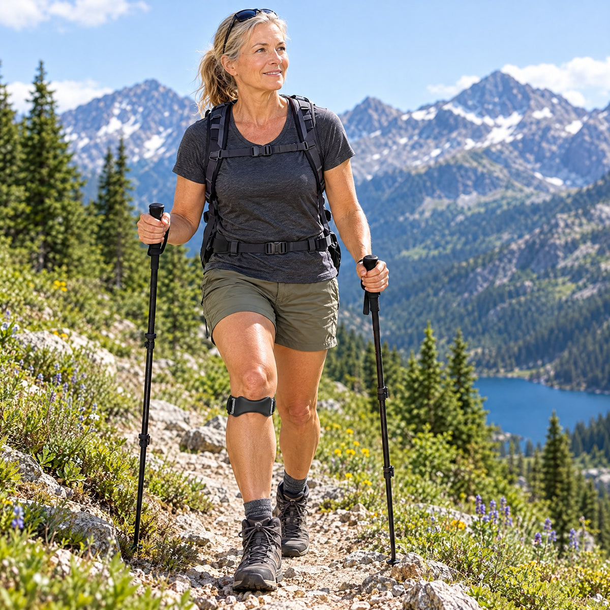 Sangle Rotulienne Genou Réglable – Maintien et Confort pour Sport et Quotidien