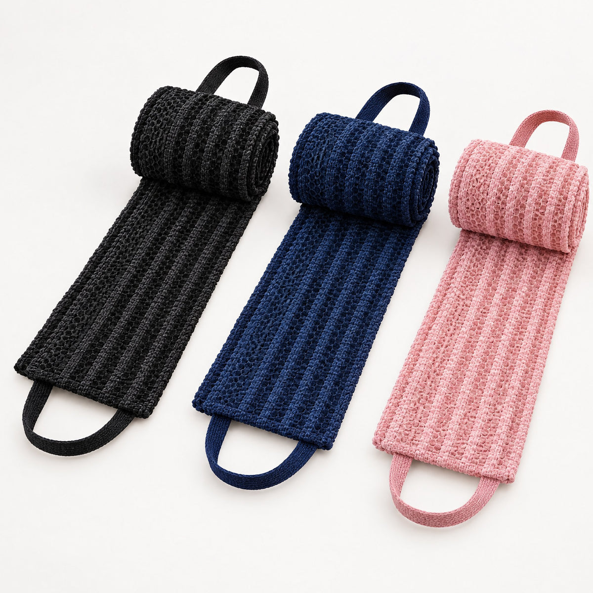 Serviette de Douche Exfoliante en Fibres de Bambou – Gant Gommage Corps et Dos