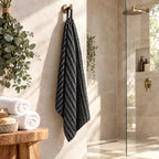 Serviette de Douche Exfoliante en Fibres de Bambou – Gant Gommage Corps et Dos