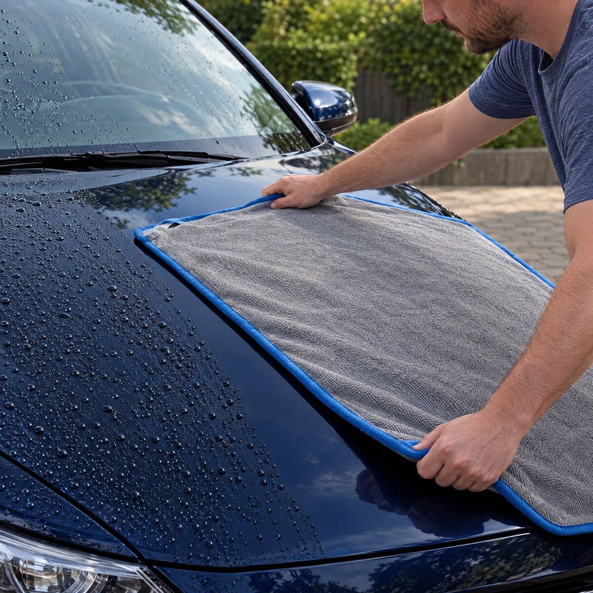 Serviette Microfibre Séchage Voiture Ultra-Absorbante 70 x 90 cm – Sans Traces