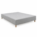 Sommier Tapissier Recouvert de Tissu – Base de Lit Ferme et Silencieuse