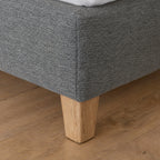 Sommier Tapissier Recouvert de Tissu – Base de Lit Ferme et Silencieuse