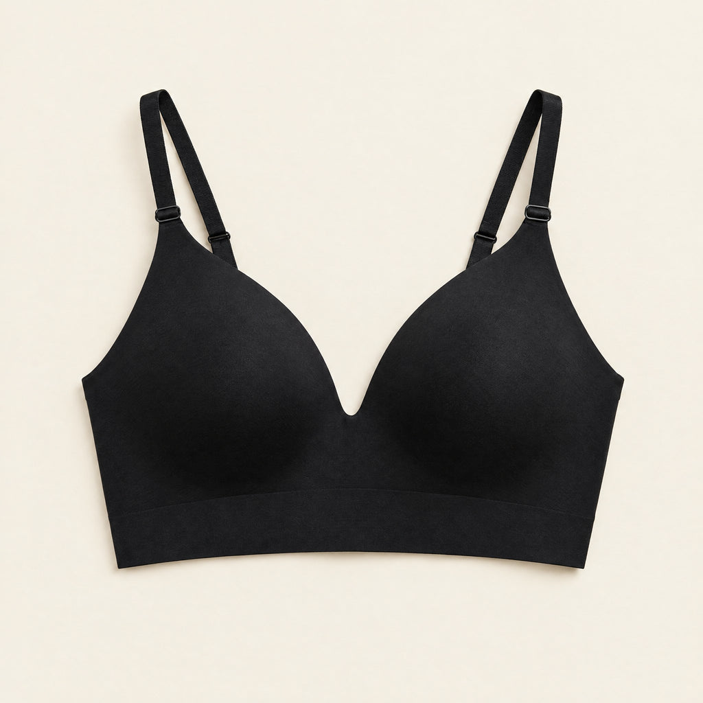 Soutien-Gorge Sans Armatures Push-Up Sans Coutures – Bande Large