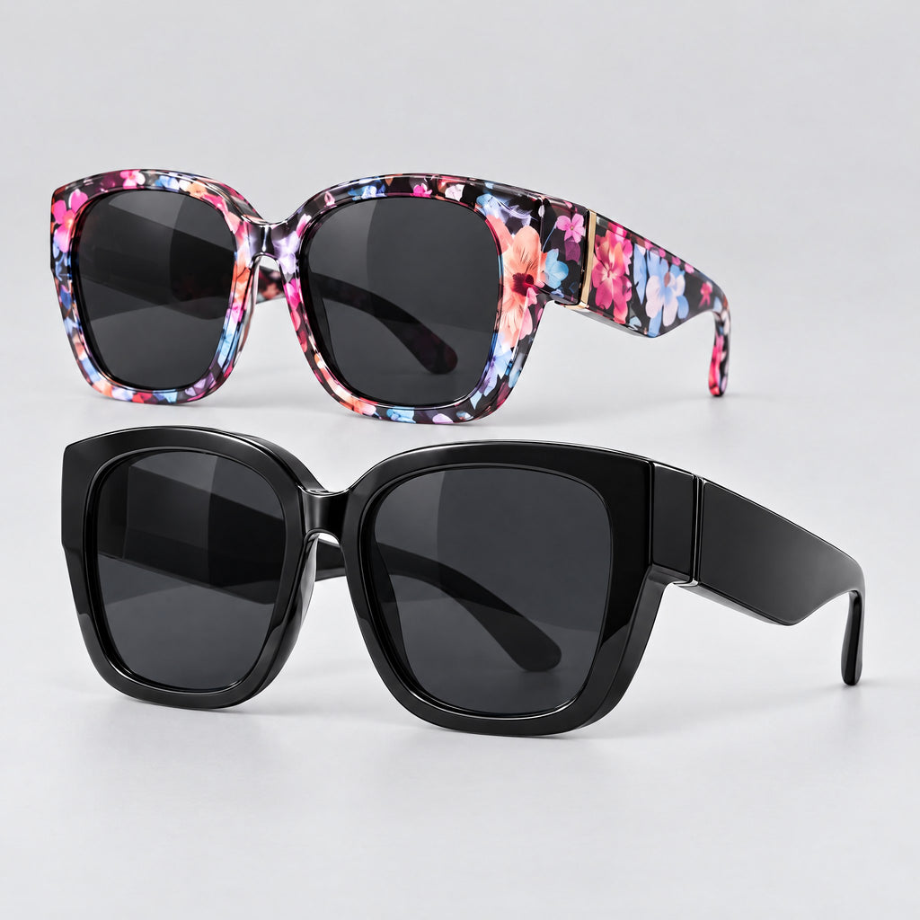 Sur-Lunettes de Soleil Polarisées Femme à Porter sur Lunettes de Vue – UV400