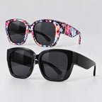 Sur-Lunettes de Soleil Polarisées Femme à Porter sur Lunettes de Vue – UV400